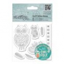 Urban Stamps Owl Folk - Grösse ca 100x100mm